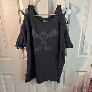 Torrid x Disney haunted mansion slit sleeve shirt